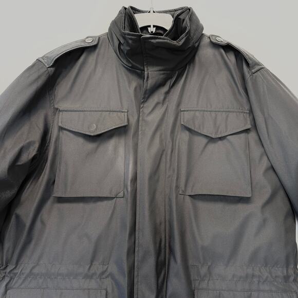 TOWNE By London Fog Field Coat Men's Size L Black Insulated Jacket NWOT - Picture 3 of 16